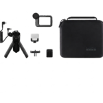Ultimate GoPro Accessories Bundle with Compact Tripod, Media Mod, LED Light, and Rugged Carry Case